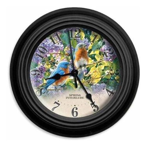 Reflective Art Spring Interlude Bluebird Reloj 10  