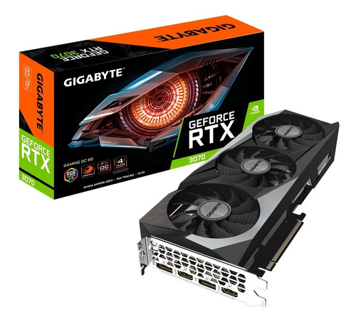 Placa De Video Gigabyte Rtx 3070 Gaming Oc 8g Nvidia