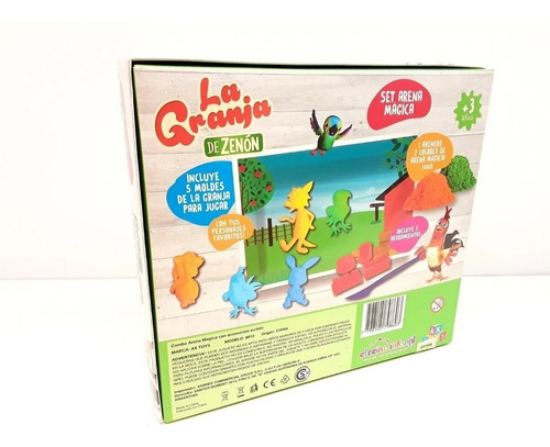 Imagen 5 de 5 de Masa Arena Mágica Set Granja De Zenon C/accesorio Original