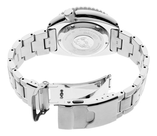 Seiko Prospex King Turtle SRPE39k1 Manta Ray, correa de 45 mm, bisel gris, fondo negro y azul