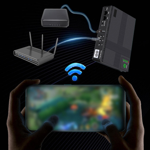 Fuente De Alimentación Portátil, Mini Ups Estilo A