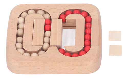 Juego De Laberinto De Bolas Planas, Juguete De Madera Para A