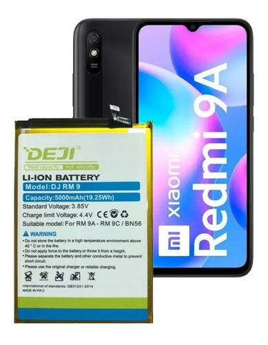 Bateria Xiaomi Redmi 9a / 9c Bn56 De 5000mah Marca Deji