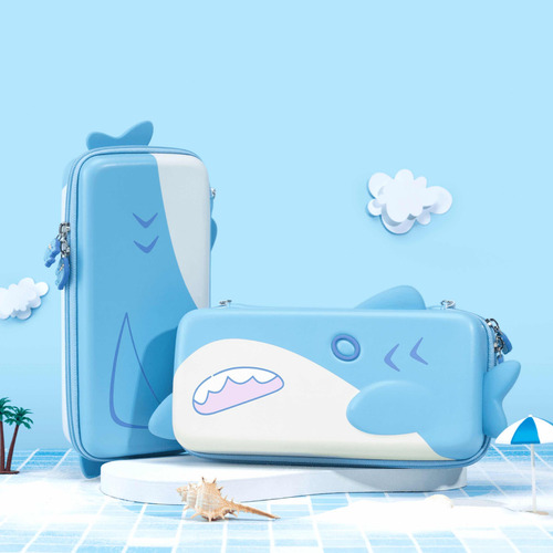 Estuche De Transporte Geekshare Shark Baby Para Switch Oled