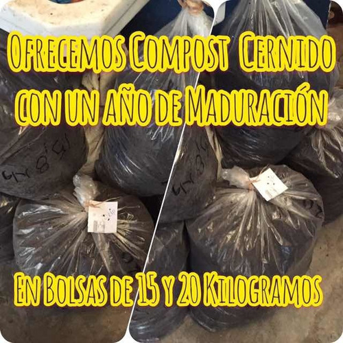 Humus Sólido De Compost Vegetal Puro Por Kilos.