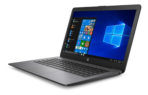 Imagen 3 de 4 de Notebook HP Stream 14-CB174WM brilliant black 14", Intel Celeron N4000 4GB de RAM 64GB SSD, Intel UHD Graphics 600 1366x768px Windows 10 Home