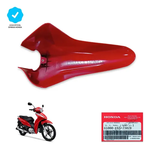 Paralama Dianteiro Biz 125 Ex 2018 Vermelho Original Honda | Frete