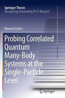 Libro Probing Correlated Quantum Many-body Systems At The...