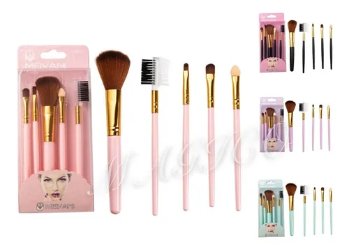 Set De 5 Pinceles De Maquillaje Basico Para Sombras Y Polvo en venta en General San Martín . . Norte por sólo $ Argentina Set De 5 Pinceles De Maquillaje Basico Para Sombras Y Polvo en venta en General San Martín . . Norte por sólo $ Argentina