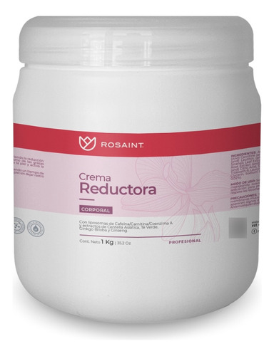 Crema Reductora Masajes 1 Kg - Rosaint® Profesional