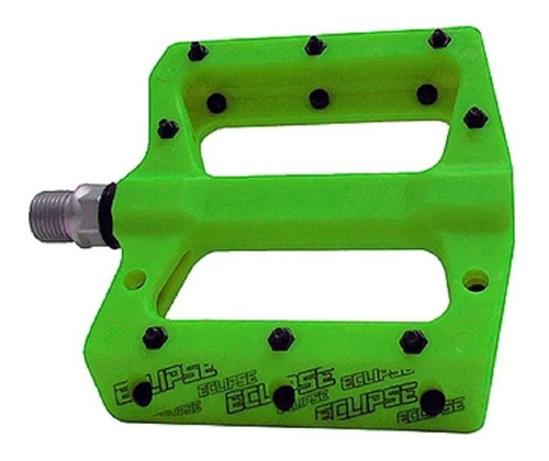 Pedal Verde Eclipse Resina Con Pines