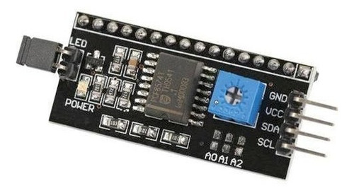 Imagen 1 de 2 de Adaptador I2c Display Lcd Pcf8754 Serie Paralelo Atmel Arm