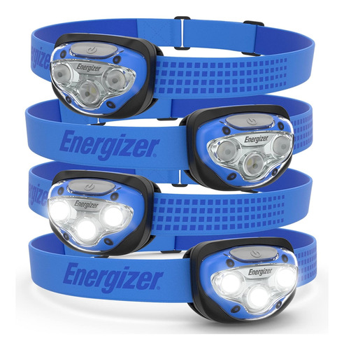 Energizer ® 4 Lámparas De Cabeza Led 200 Lúmenes + 12 Pilas