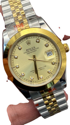 Reloj Date Automático Plateado Plateado Plateado (Reacondicionado)