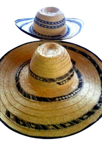 Sombrero Caña Flecha Campo Jardineria Construcion. Artesanal