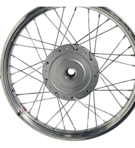 Par De Roda Fan 125 2000 Raio Inox Aro Alumínio Viper Polido