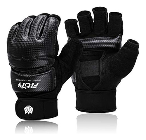 Fitst4 Half Mitts Ufc Entrenamiento De Mma Boxeo Saco De Box