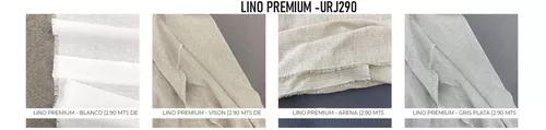 Cortinas Artesanales En Lino Premiun -hilos De Encanto