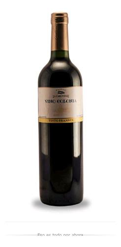 Vino Colonia Tinto Frambua X Caja Cerrada 6 U. Uva Isabella