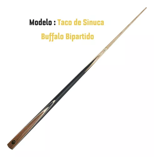 Taco De Sinuca Buffalo Ash Bipartido Profissional C/ Brindes