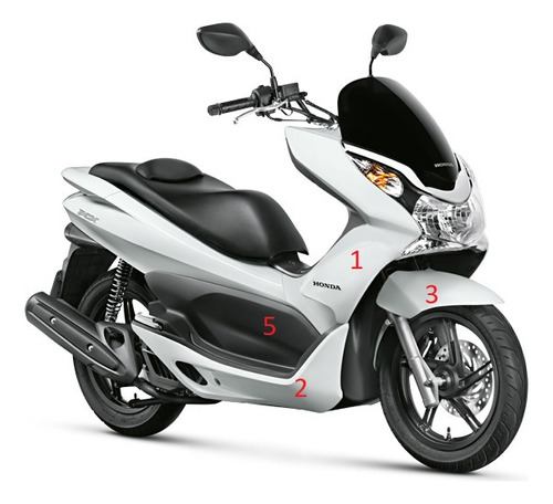 Peças 1 E 2 Pcx 2014 2015 Branca Original Honda