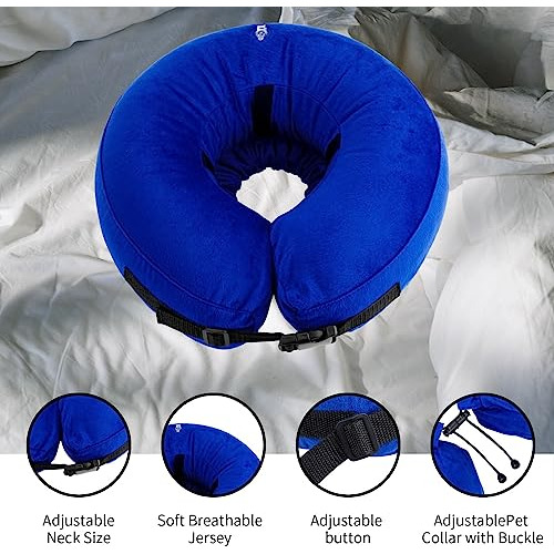 Cono Protector Inflable Para Perros Y Mascotas Pequeños, Me