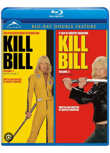 Kill Bill Vol.1 Y 2 En Discos Bluray En Alta Definición 