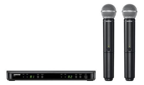 Microfone Shure Blx288/pg58 Duplo