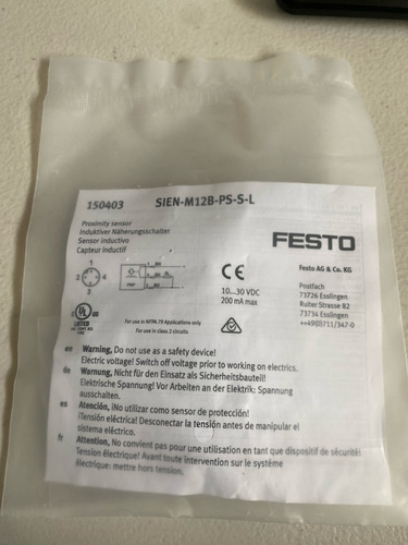 Sensor De Proximidad Sien-m12b-ps-s-l 150403