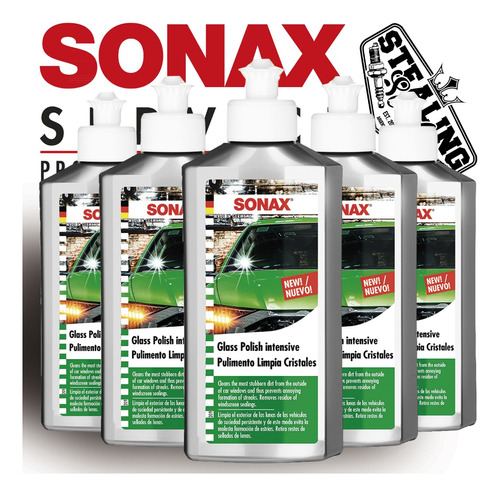 Sonax | Glass Polish Intensive | Pulidor De Vidrios | 250ml