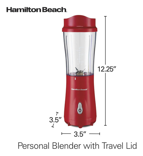 Hamilton Beach Portable Blender For Shakes And Smoothies Ad