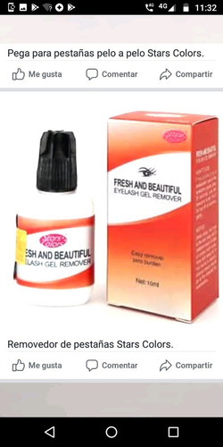 Pega Funmix Para Pesrañas Pelo A Pelo - mL a $467
