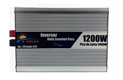 Inversor Onda Senoidal Pura 1000w/1200w 12v 127v Sem Juros