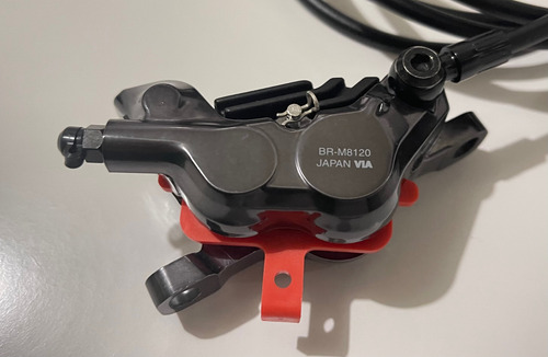 Freio A Disco Hidráulico Shimano Deore Xt M8120 4 Pistões