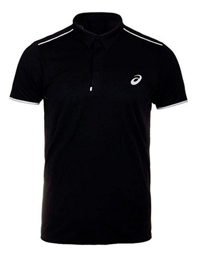 Remera Asics Gel-cool Prfm Polo- Negro - Global Sports