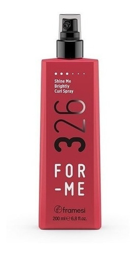 Framesi For Me Spray 326 Shine Me Brightly Curl Rizos 200ml