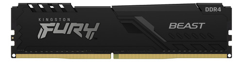 Memoria RAM Fury Beast DDR4 gamer color negro 16GB 1 Kingston KF426C16BB/16