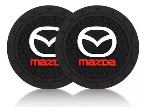 Par Porta Vasos Premium Logo Mazda 2 Hb 2024