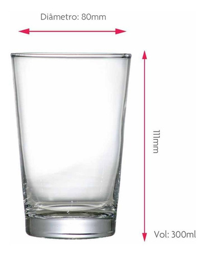 Vaso de cerveza Itaipava Caldereta de 300 ml