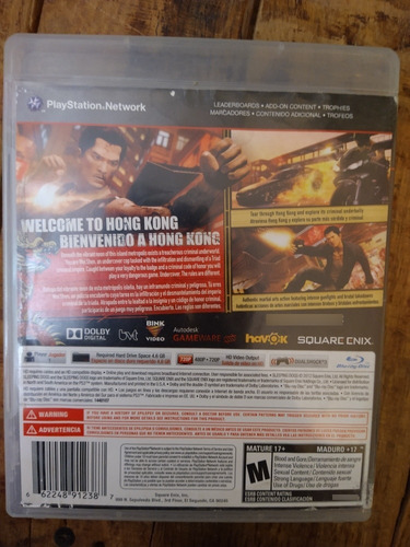 Sleeping Dogs - Ps3 (Usado)
