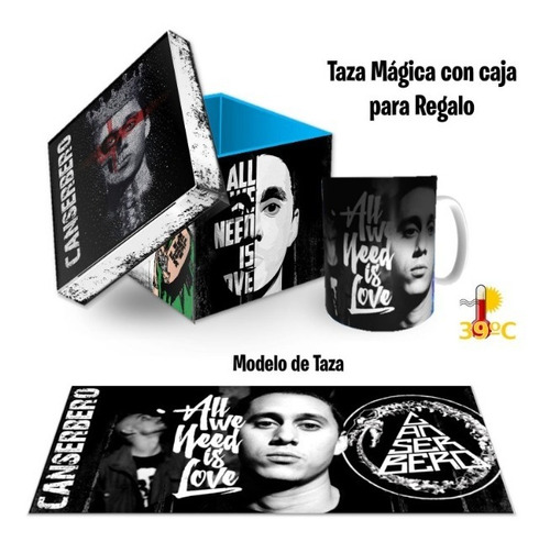 Taza Magica Y Caja Para Regalo, Canserbero Rap, Con Envio