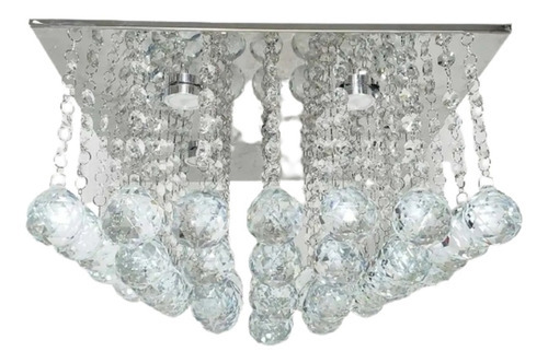 Lustre Plafon Cristal K9 Transparente