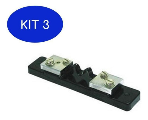 Kit 3 Resistor Shunt 20a 75mv