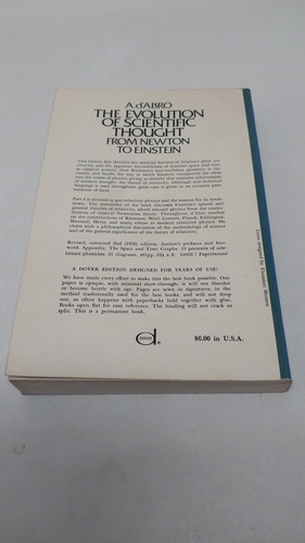 The Evolución Of Scientific Thought Forma Newton To Einstein (Usado)