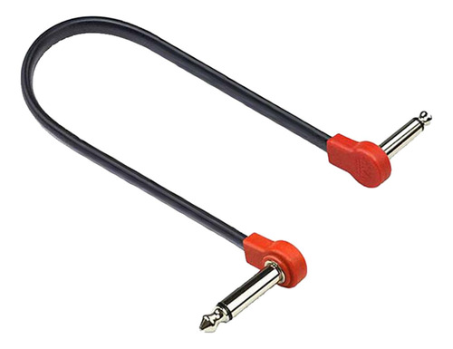 Cable De Guitarra Para Efectos De Pedalera, Cable 50cm Rojo