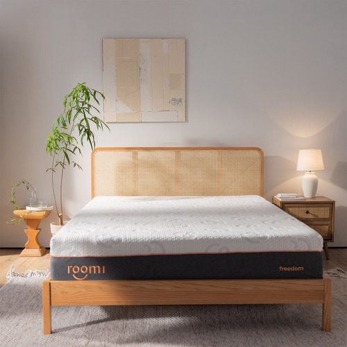 Colchón King Size roomi freedom Tecnología Latex Feel Hyper Soft Gran Suavidad y Soporte Funda Removible Firmeza Suave 30 cm Altura