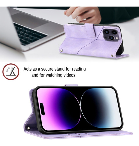 Funda Tipo Cartera Multifuncional De La Serie Umidigi Con Puntales Ajustables Y Correa De Hombro Desmontable, Ranuras Para Tarjetas