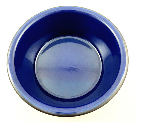 Ensaladera Enlozada Antigua Capea 22 Cm Azul Azul