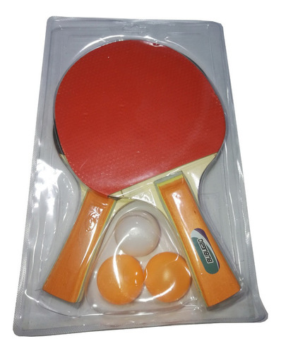 Paletas De Tenis De Mesa Ping Pong 8mm + 3 Pelotas.