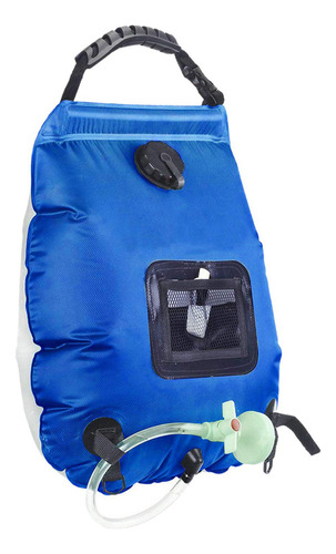 Bolsa De Ducha Solar Calentador De Agua Camping Al Aire Azul